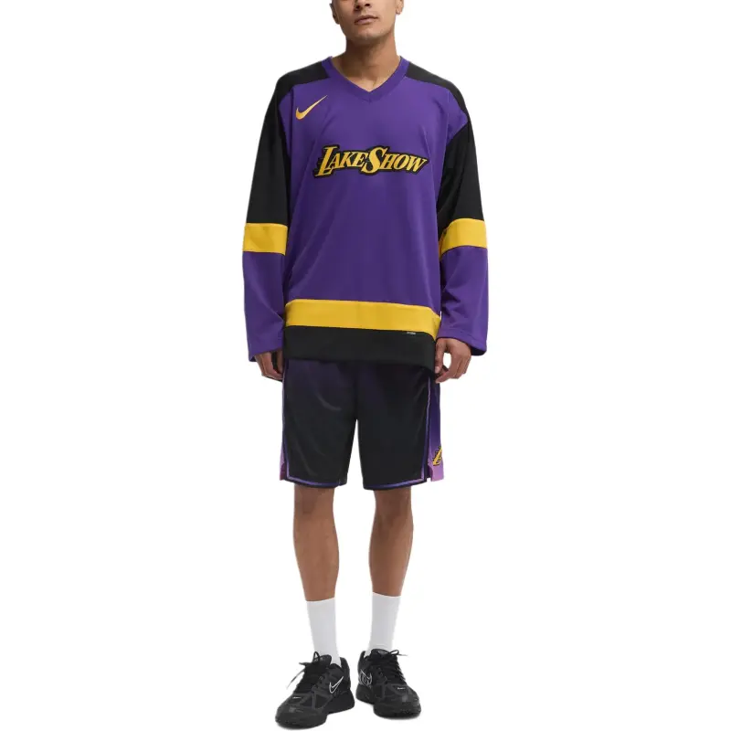 Nike Los Angeles Lakers City Edition Men's Nike Nba Hockey Jersey-2