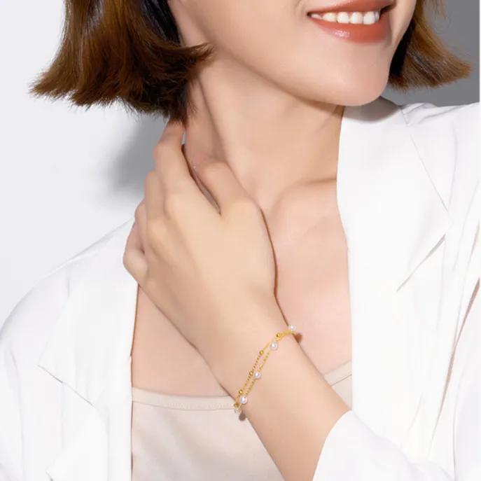 CHAOHONGJI Freshwater Pearl Bracelets Women's-5