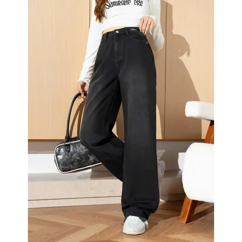 Tonlion Jeans Women's Carbon Black-2