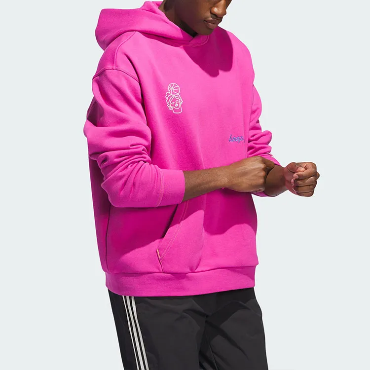 Adidas Sweatshirt Unisex Bright Fuchsia-2