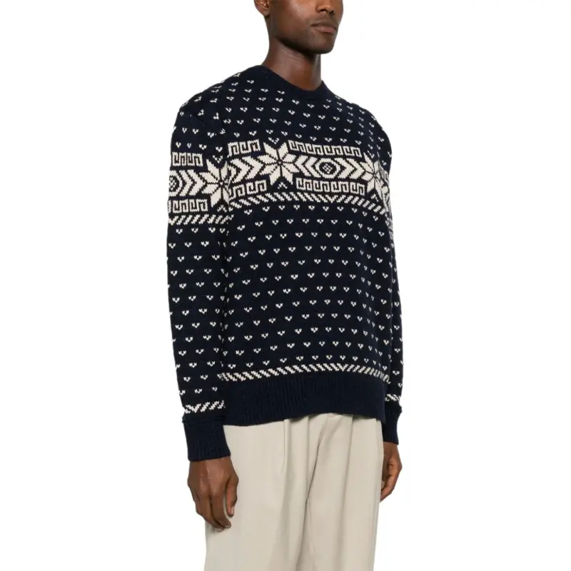 Polo Ralph Lauren Intarsia Patterned Crewneck Jumper-3