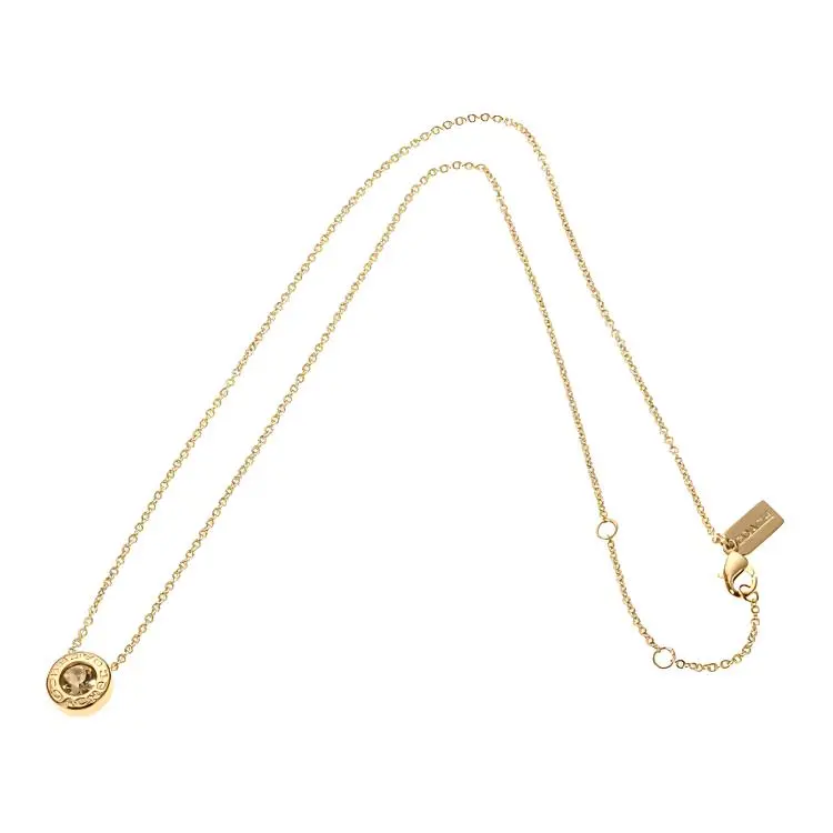COACH Alloy Necklaces Women's Gold-1