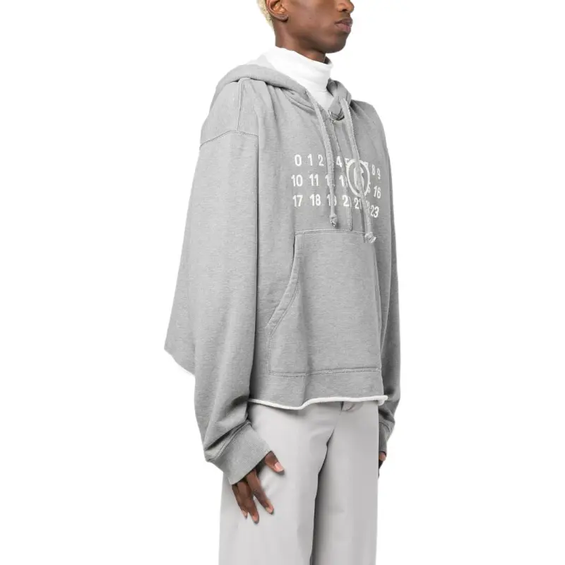 MM6 Maison Margiela Sweatshirt Men's Gray-3