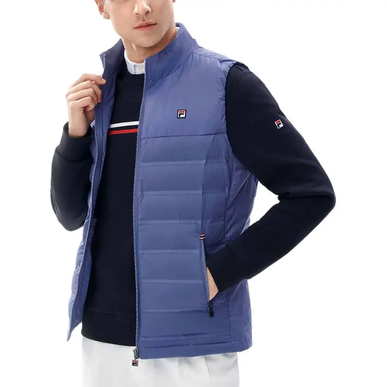FILA Vests Men Cluster Blue-2