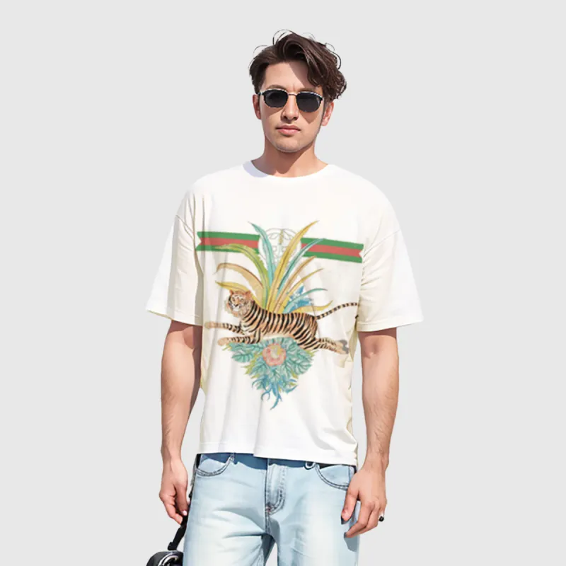 GUCCI Chinese New Year SS22 T Shirt Men's White-3