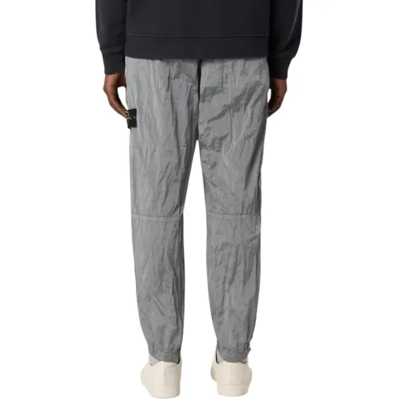 STONE ISLAND SS25 Knitted Sweatpants Men's Pearl Gray-2