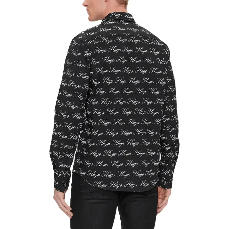 HUGO BOSS SS24 Shirt Men's Black-3