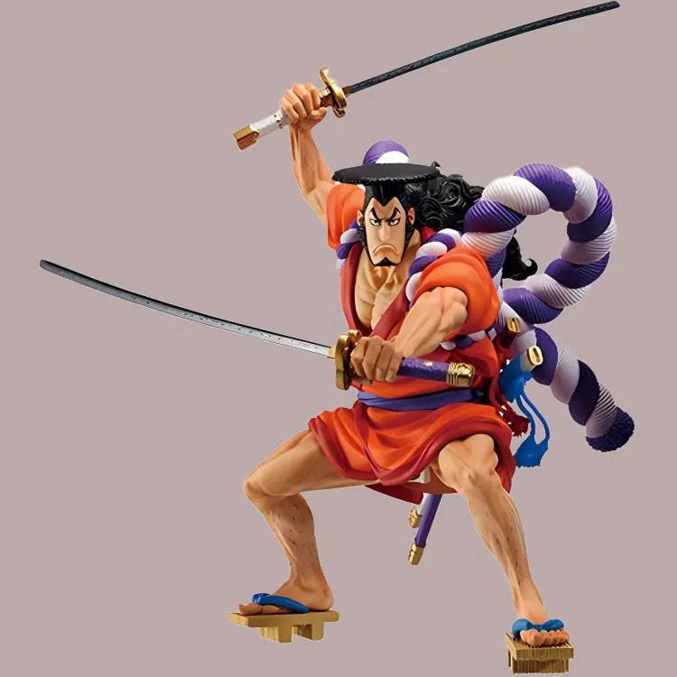 BANDAI Ichibansho One Piece Kozuki Oden Action Figure Orange-3