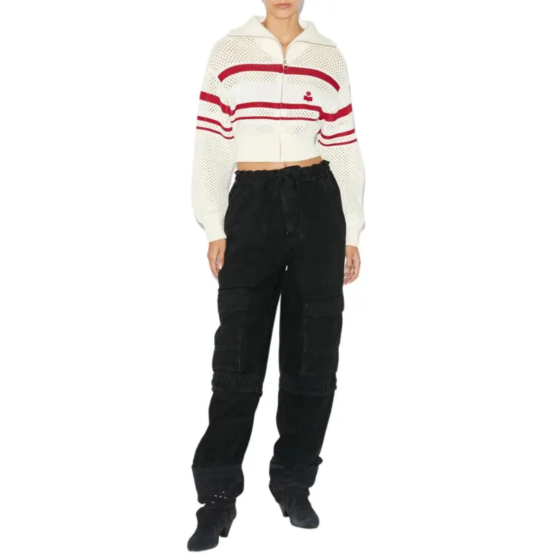 ISABEL MARANT ETOILE Alec Open-knit Cardigan-2