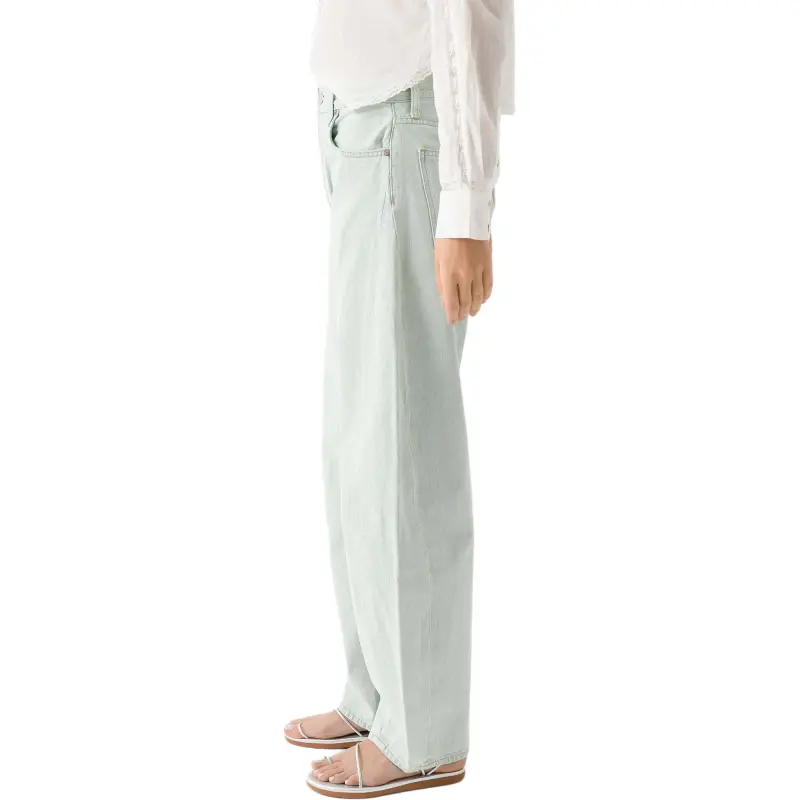 AGOLDE Jeans Women's Mint Green-2