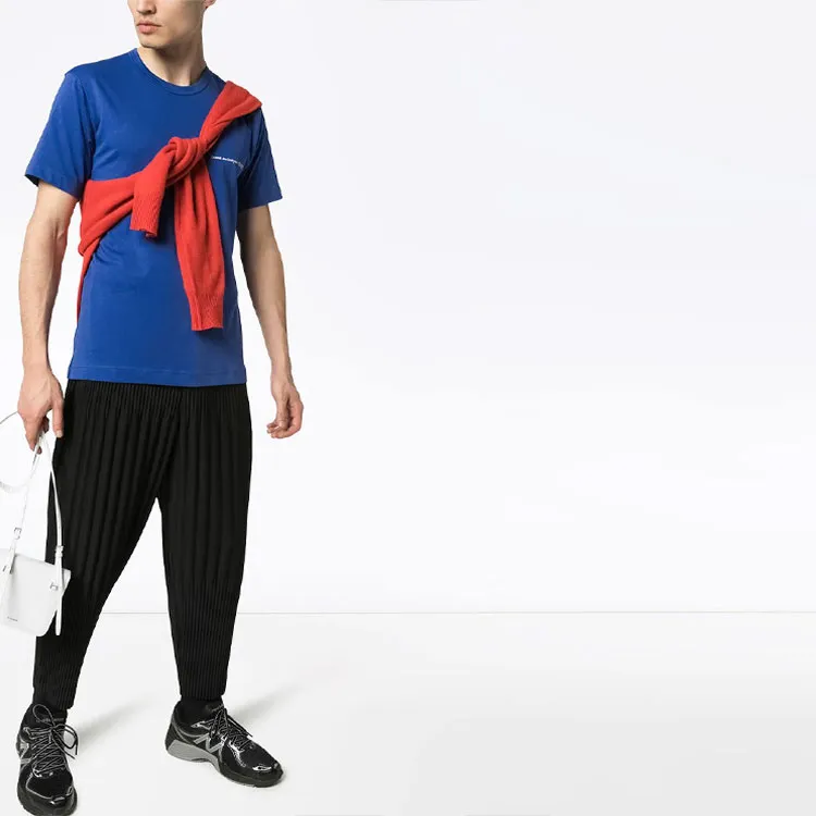 CDG T Shirts Men Blue-3