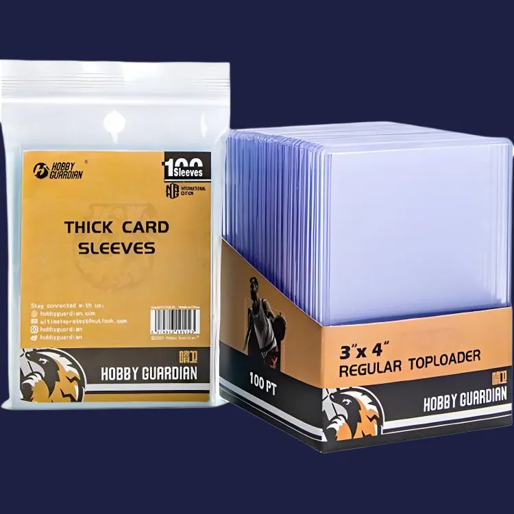 HobbyGuardian Basic Card Holder With Card Sleeve Collection Set Card Accessories 100PT-3