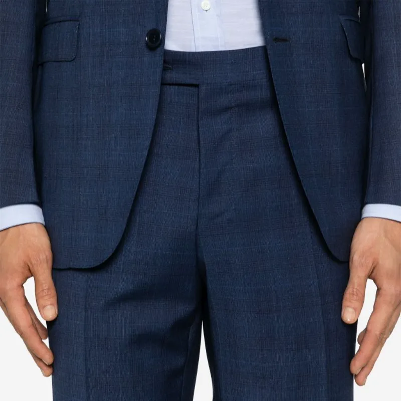 Canali Checked Single breasted Suit-3