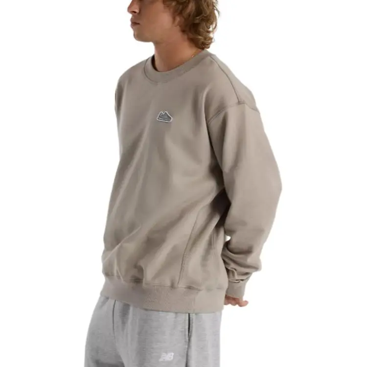 New Balance SS25 Sweatshirt Men's Khaki-2