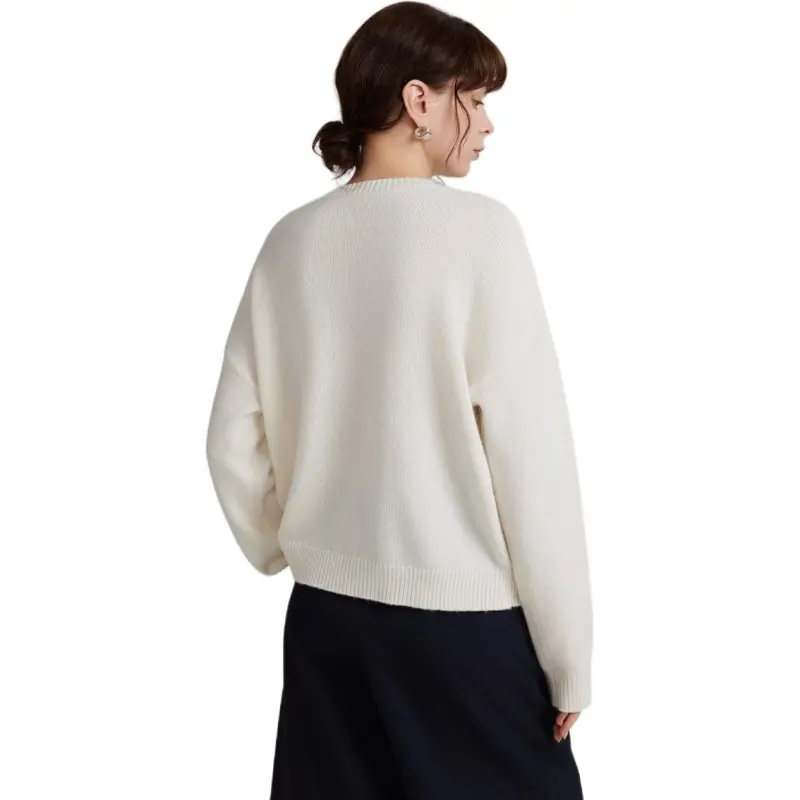 ELLE Sweaters Women's Ecru-0