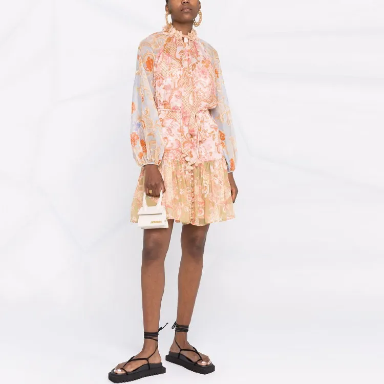 Zimmermann Long-Sleeved Dresses Women's Multicolor-1