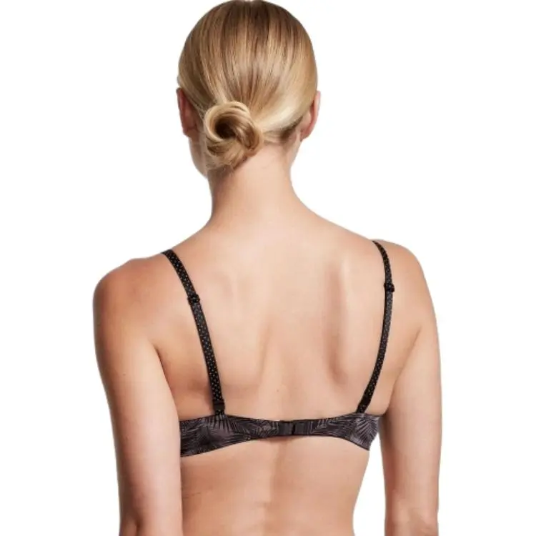 Victoria's Secret Bra Women's Dark Gray Plant Print-1