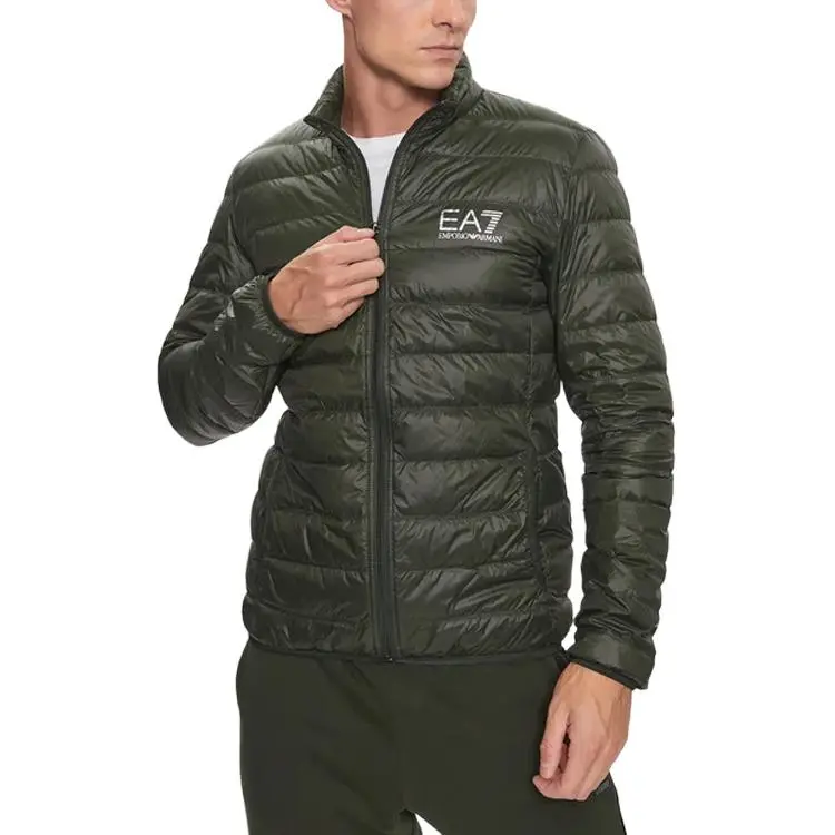 EMPORIO ARMANI Logo-print Padded Jacket-1