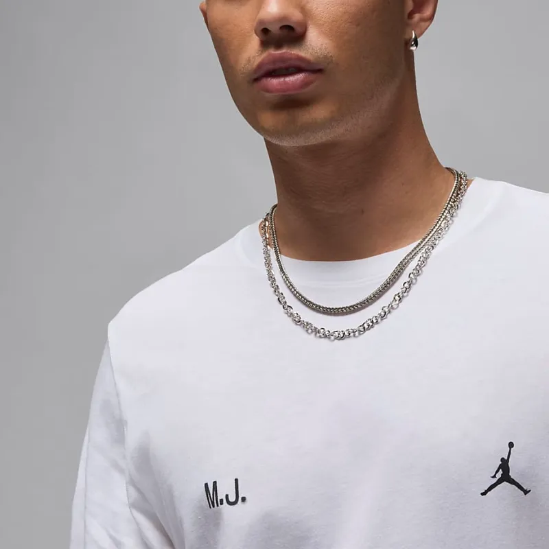 Jordan T Shirts Men White-2