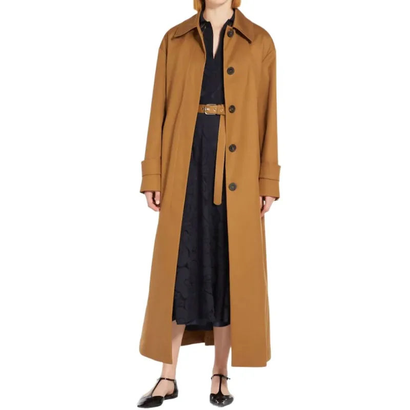 MaxMara Studio Lace Detailed Belted Dress-1