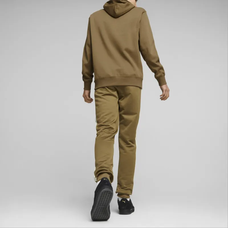PUMA Knitted Sweatpants Men Brown-4
