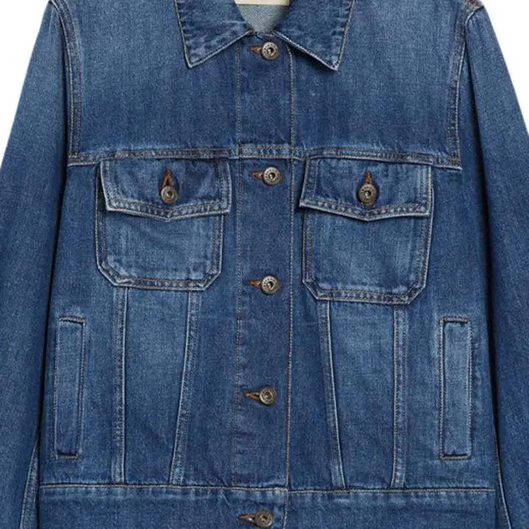 WEEKEND MaxMara SS25 Denim Jacket Women's Dark Blue-5