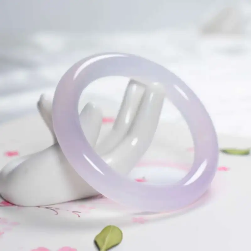 YOULING Chalcedony Jade Bangles Women's-5