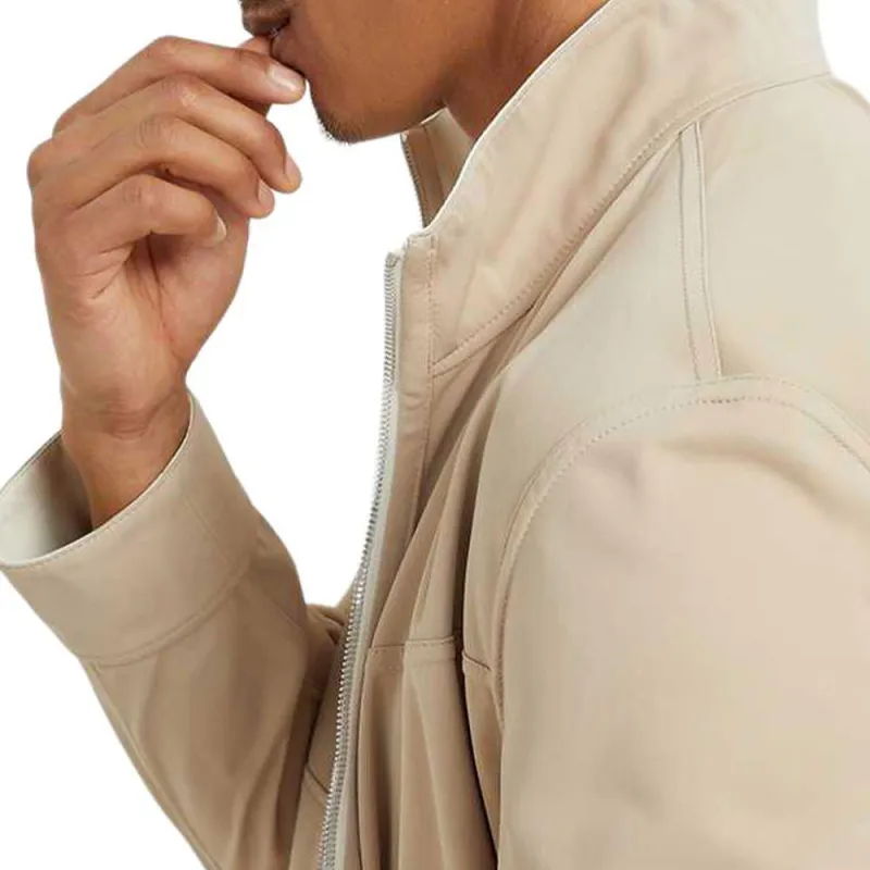 Brunello Cucinelli SS25 Leather Jacket Men's Panama Color-4