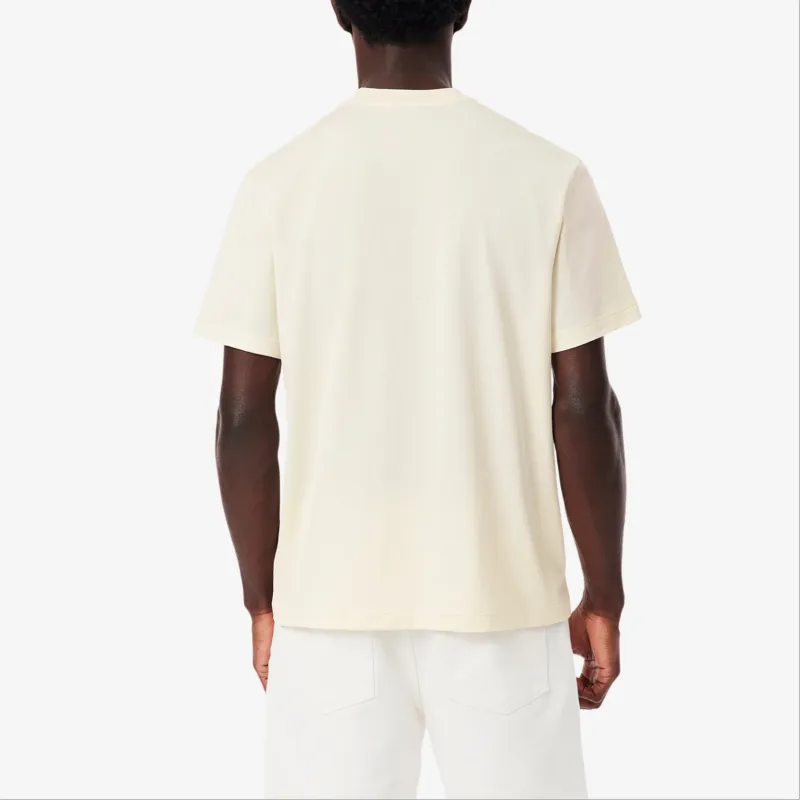 LACOSTE Emblem embroidered T shirt-3