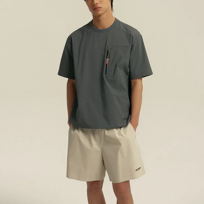 SALOMON UNI Blast Woven T Shirt Unisex Gray-3