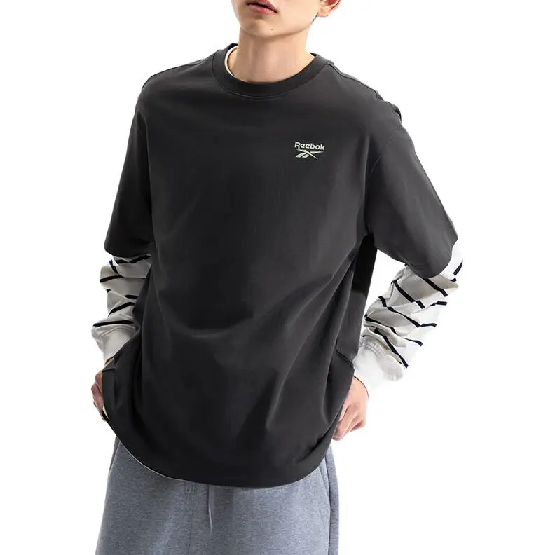 Reebok T Shirt Unisex Charcoal Black-2