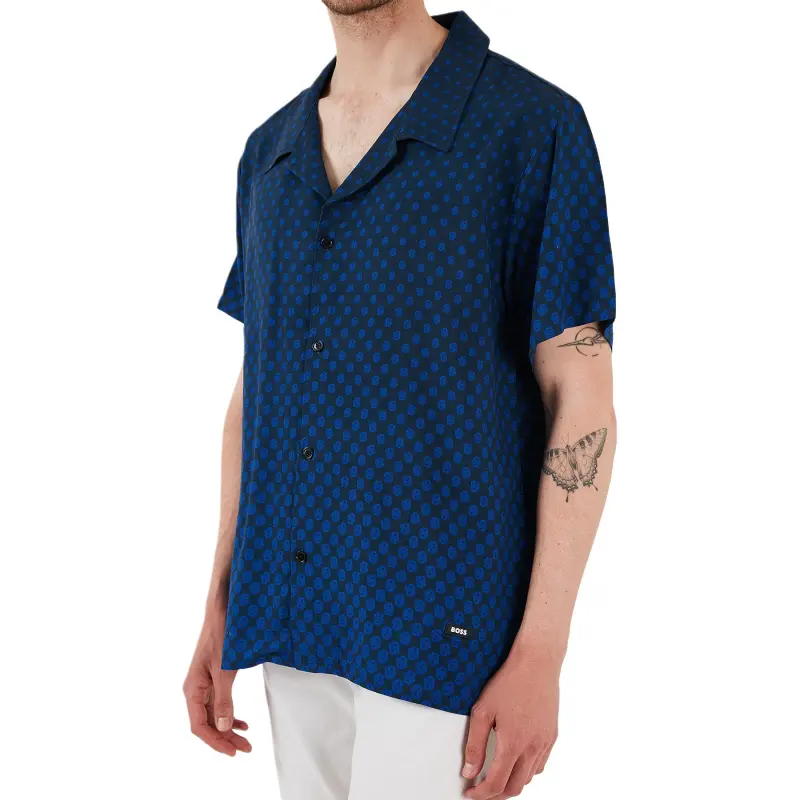 HUGO BOSS Shirt Men's Marine Blue-2