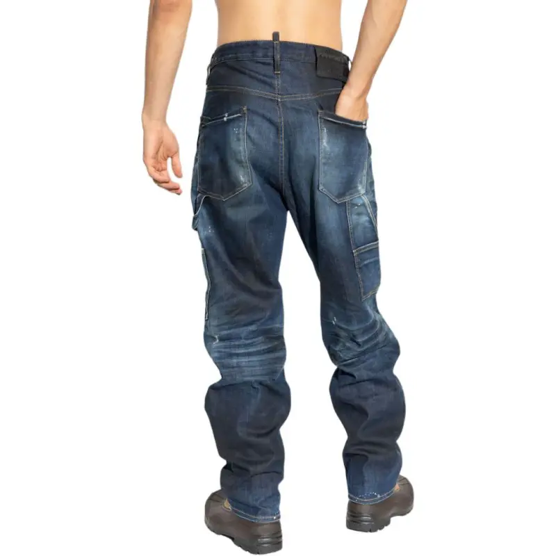 DSQUARED 2 Dark Grease Monkey Wash Cool Guy Jeans-2
