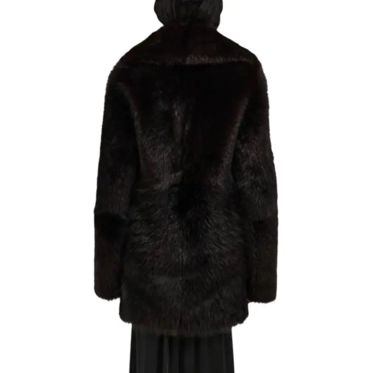 FERRAGAMO Coats Women's Dark Brown-2