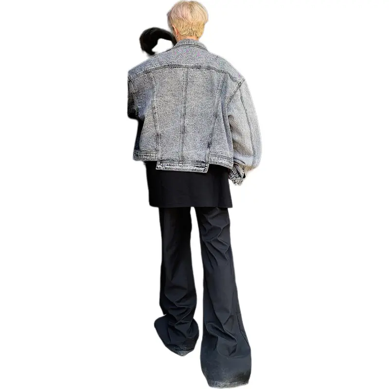 FORCEPULR Denim Jacket Unisex Gray-2