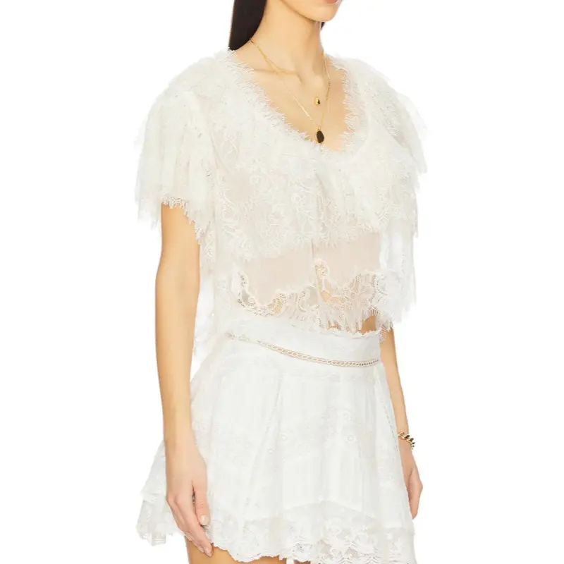 LOVESHACKFANCY T-Shirt Women's White-2