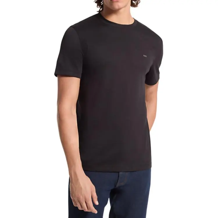 MICHAEL KORS Logo Embroidered Crewneck T Shirt-3