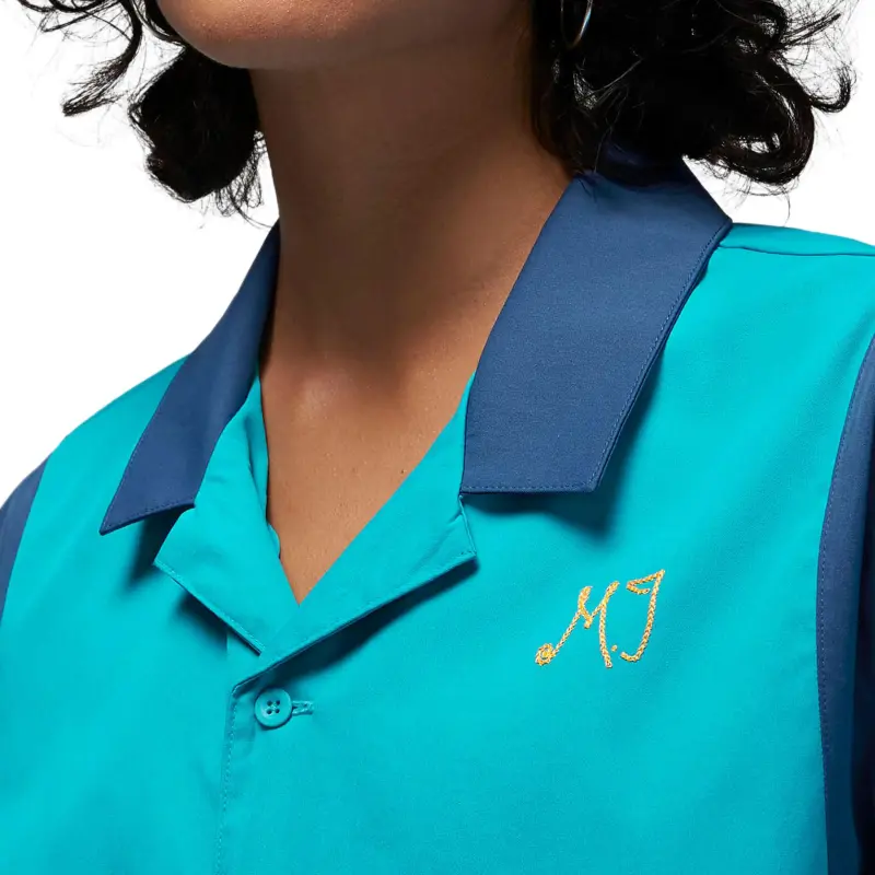 Jordan Shirts Women's Aqua Blue-3