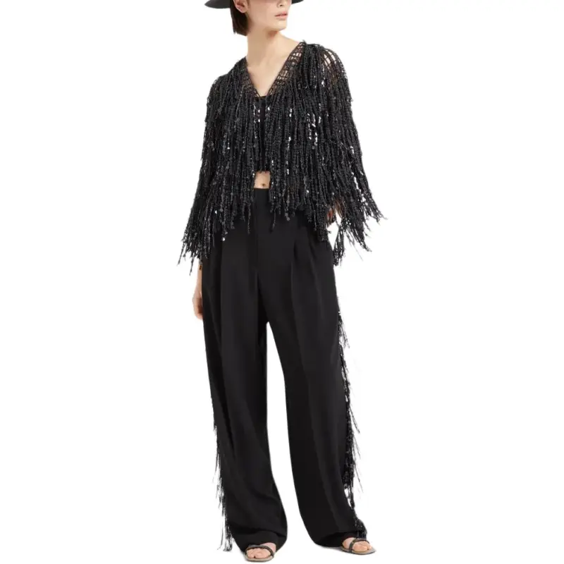 Brunello Cucinelli Dazzling Cascade Cardigan-1