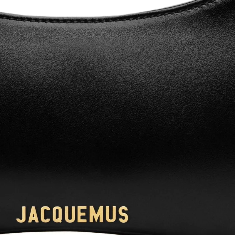 Jacquemus Calfskin Handbag, Shoulder Bag Women's Black-4