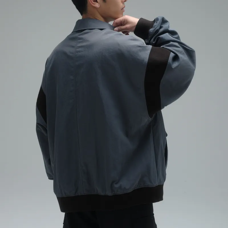 New Balance New Balance MET24 FW24 Outdoor Workwear Lapel Jackets Coat Unisex Black Gray Color-3
