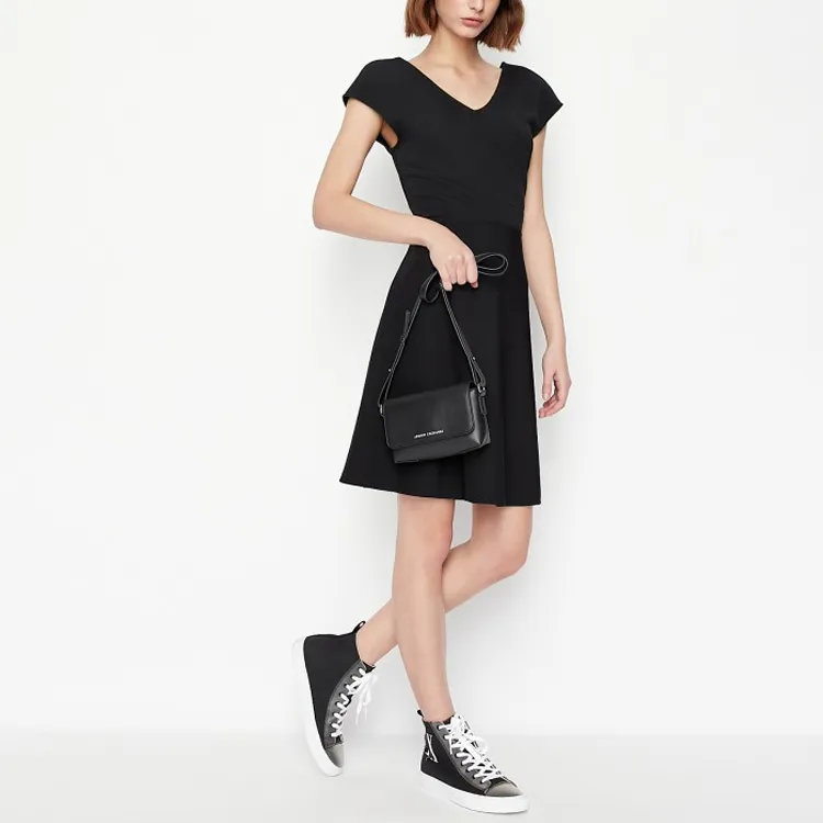ARMANI EXCHANGE V back Jersey Dress-3
