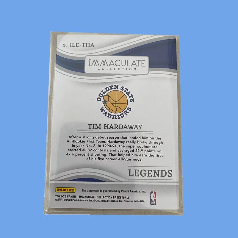PANINI Tim Hardaway 2022 23 Mirror Finish Autograph Card Star Card Autographed Card Access Pass Sports Cards 1 Pc-3