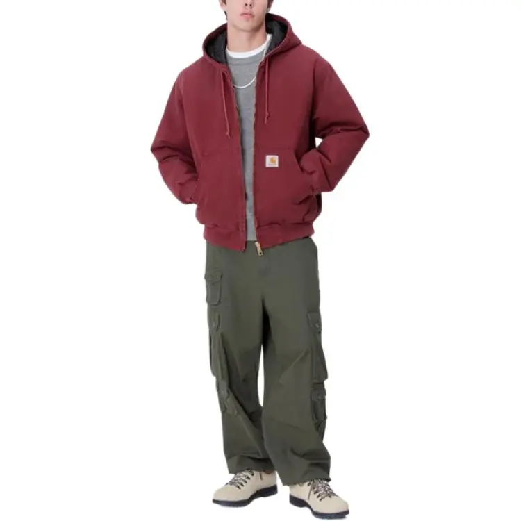 Carhartt WIP FW24 Jackets Coats Men's Red-4
