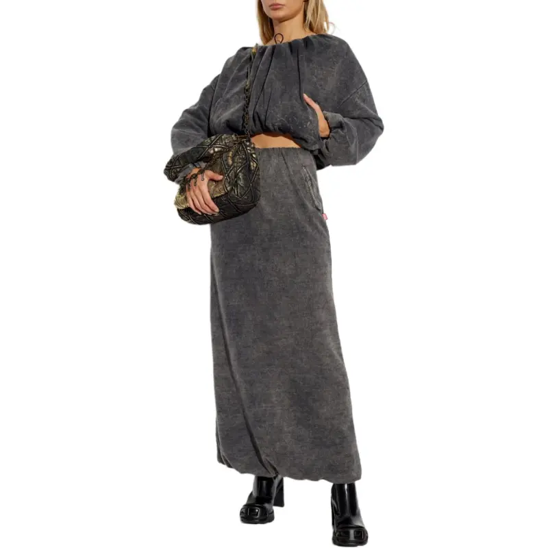 DIESEL O Tulip Long Skirt-3