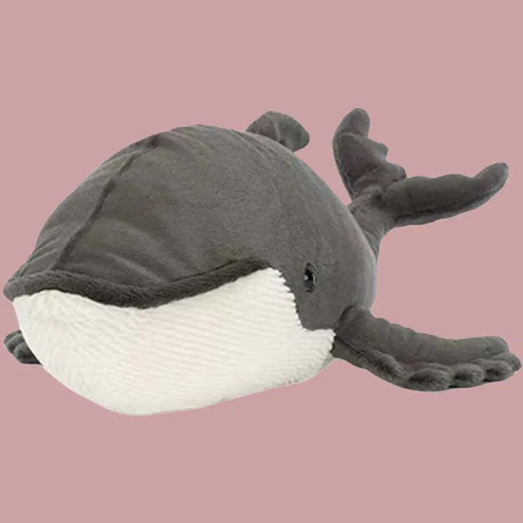 JELLYCAT Ocean Series Humphrey Humpback Whale Dolls Plush Doll 20cm High-3