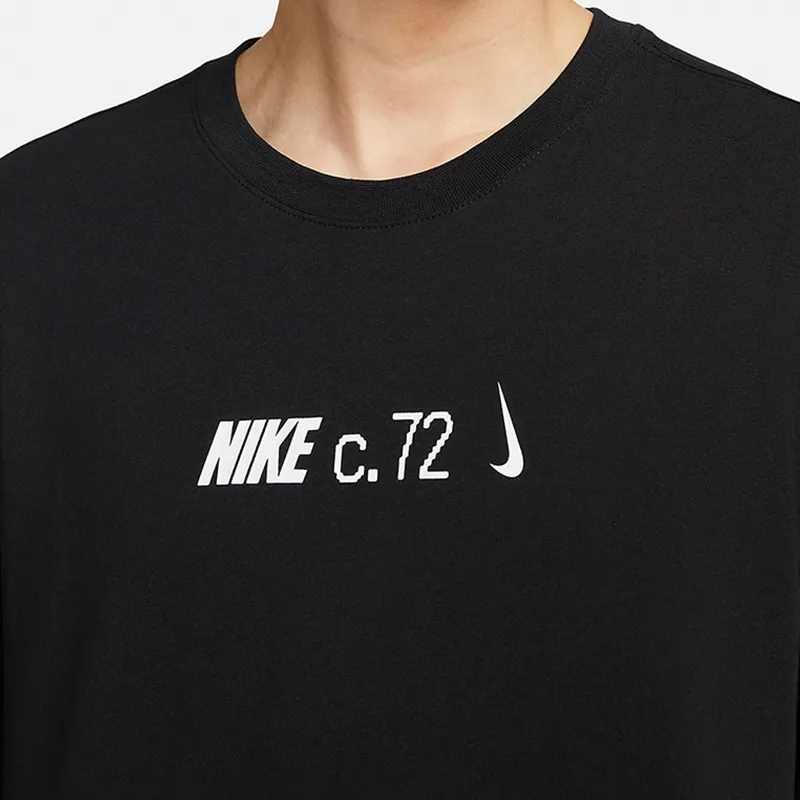 Nike T Shirts Men Black-4