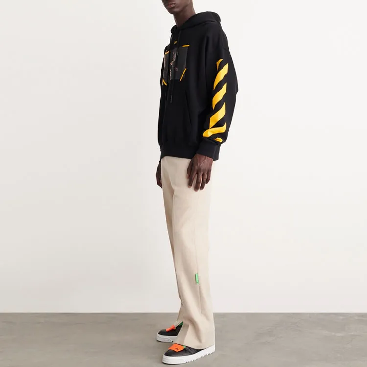 OFF WHITE Diag Arrow Carav Mercy Skate Hoodie-4