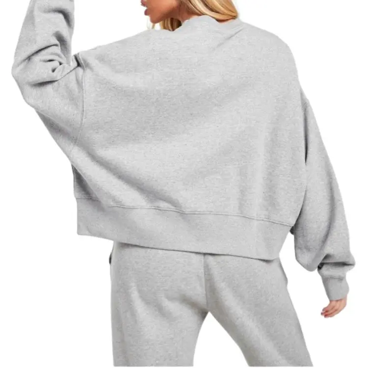 Nike Clothing Sweatshirts Women's Gray-3