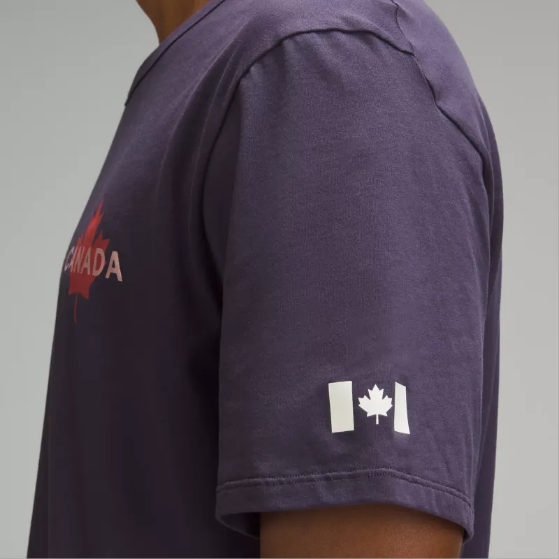 Lululemon Team Canada CPC T Shirt Men's Atmospheric Purple-4